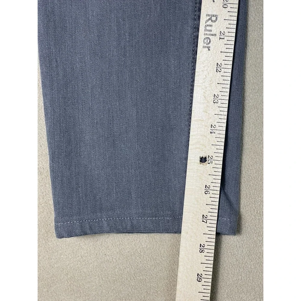 Barbell Jeans Mens 28 Gray Straight Mid‎ Rise Logo Pockets Preppy Adult